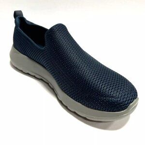 Skechers Mens Go Walk Max Slip On Sneakers Navy, Size 10 M